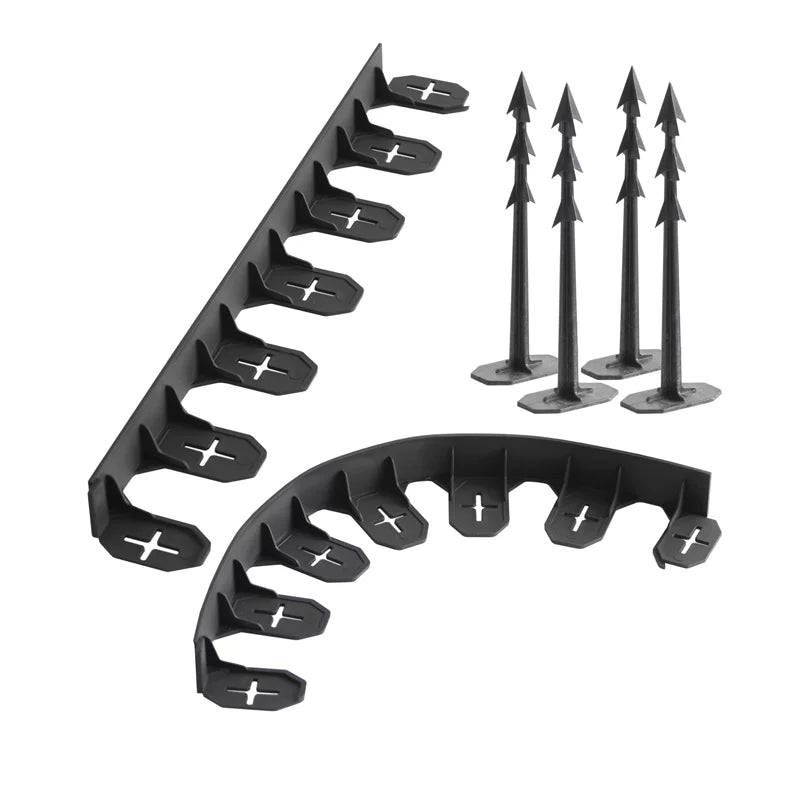 Obrzeże trawnikowe BORDER 0645 - czarny