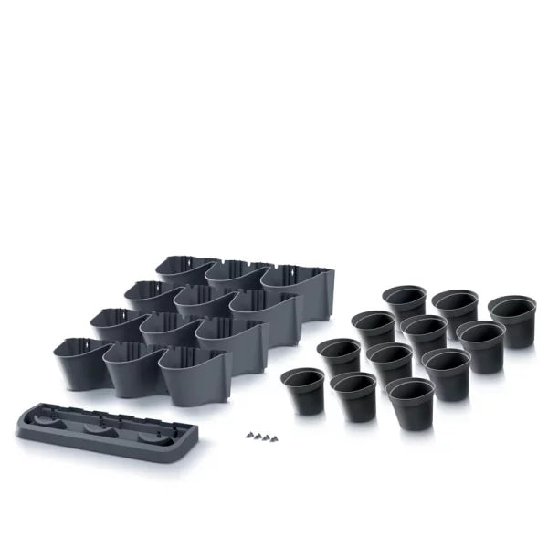 Ogród wertykalny stojący - CASCADE GARDEN - antracyt