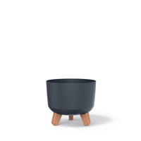Doniczka Gracia Eco Wood Standard-antracyt-FSC mix credit-DNV-COC-002260