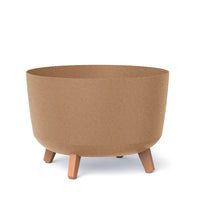 Doniczka Gracia Eco Wood Standard-kawa-FSC mix credit-DNV-COC-002260