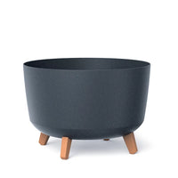 Doniczka Gracia Eco Wood-antracyt eco-FSC mix credit-DNV-COC-002260