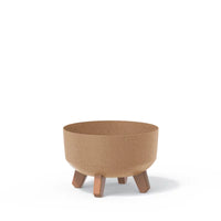 Doniczka Gracia Low Eco Wood-antracyt-FSC mix credit-DNV-COC-002260