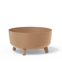 Doniczka Gracia Low Eco Wood-naturo-FSC mix credit- DNV-COC-002260