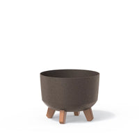 Doniczka Gracia Eco Wood-antracyt eco-FSC mix credit-DNV-COC-002260
