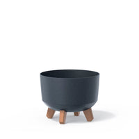 Doniczka Gracia Eco Wood-antracyt eco-FSC mix credit-DNV-COC-002260
