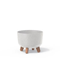 Doniczka Gracia Eco Wood-antracyt eco-FSC mix credit-DNV-COC-002260