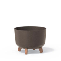 Doniczka Gracia Eco Wood Standard-kawa-FSC mix credit-DNV-COC-002260
