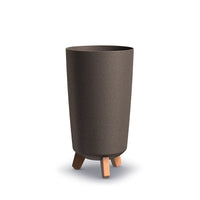 Doniczka Gracia Tubus Slim Eco Wood-antracyt-FSC mix credit-DNV-COC-002260