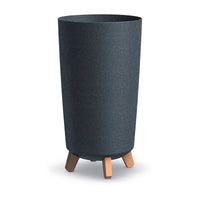 Doniczka Gracia Tubus Slim Eco Wood-antracyt-FSC mix credit-DNV-COC-002260