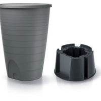 Set na deszczówkę PERUNO - smooth gray