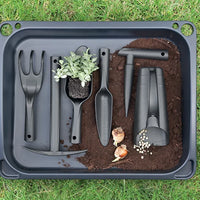 Zestaw mini szklarni - RESPANA TABLE TOP SEED STARTER SET - antracytowy