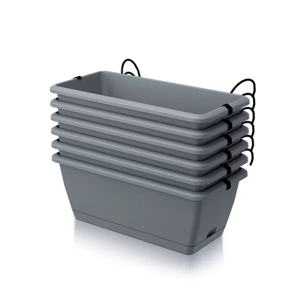 Skrzynka balkonowa RESPANA EASY CARE  W- szary kamienny