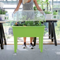 Szklarnia RESPANA PLANTER SET - szary kamienny