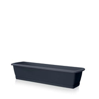 Skrzynka balkonowa z podstawką RESPANA SET - szary kamienny