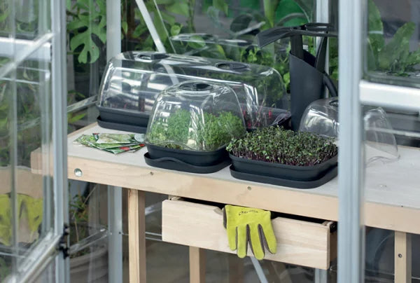 Szklarnia RESPANA TABLE GREENHOUSE 2 - antracytowy