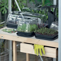 Szklarnia RESPANA TABLE GREENHOUSE 2 - antracytowy