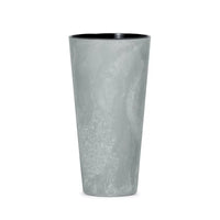 Doniczka TUBUS SLIM BETON EFFECT - antracyt
