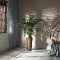 Doniczka TUBUS SLIM BETON EFFECT - stal kortenowa