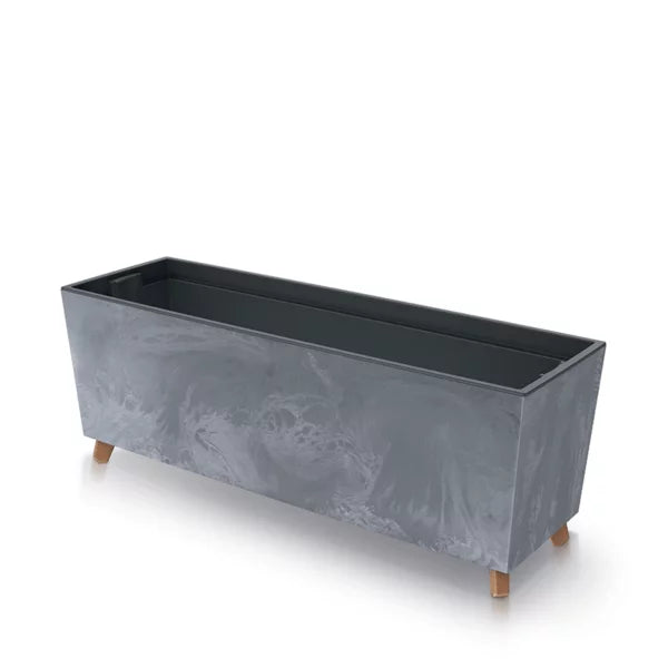 Doniczka URBI CASE BETON EFFECT N - beton