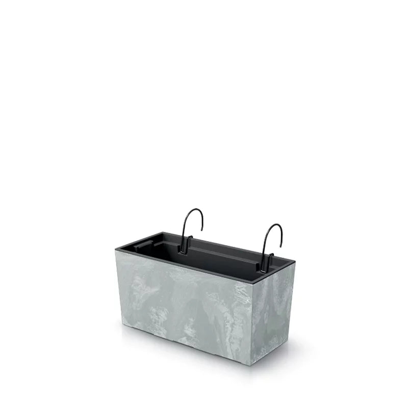 Doniczka URBI CASE BETON EFFECT W- terakota