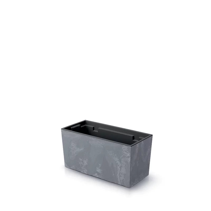 Doniczka URBI CASE MIDDLE BETON EFFECT - terakota