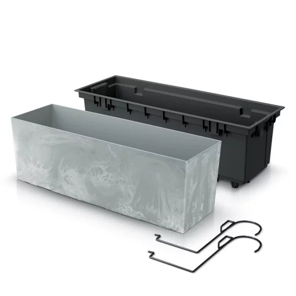 Doniczka URBI CASE BETON EFFECT W- beton