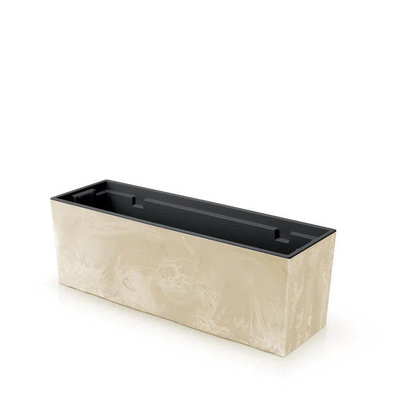 Doniczka URBI CASE MIDDLE BETON EFFECT - terakota