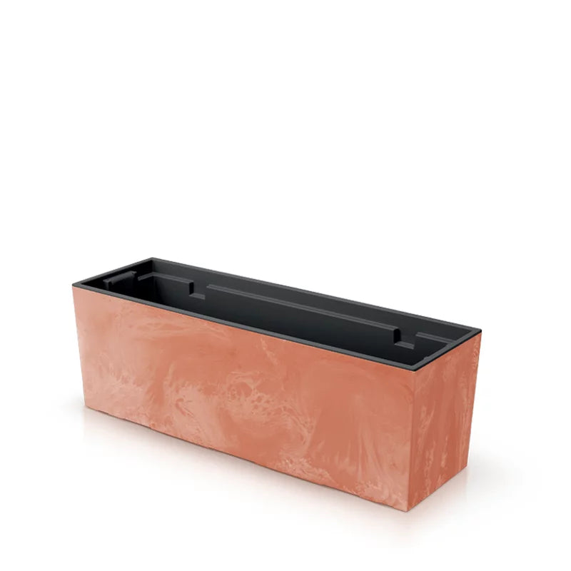 Doniczka URBI CASE BETON EFFECT - antracyt