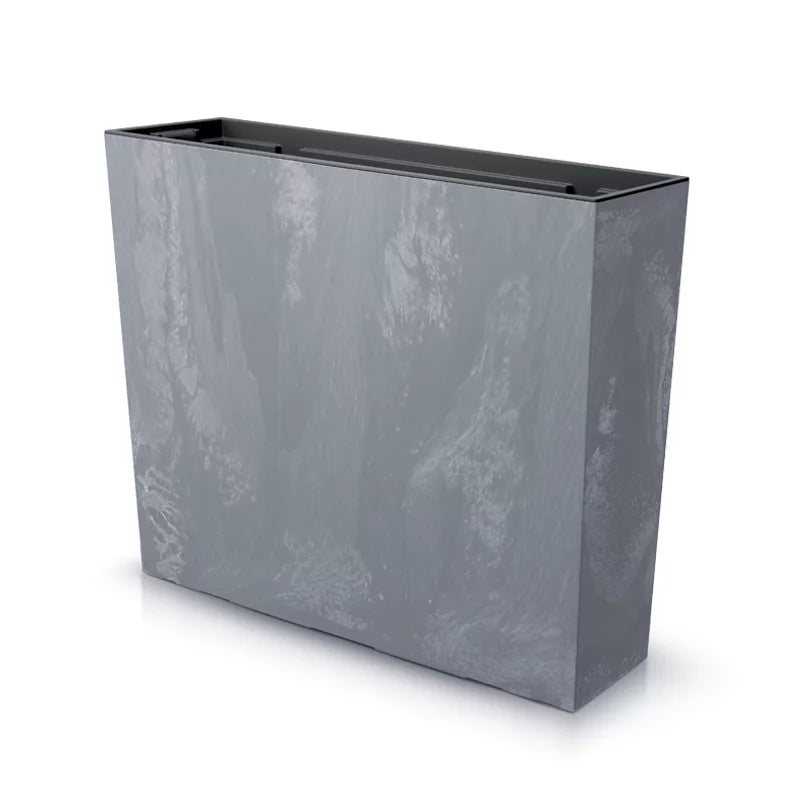 Doniczka URBI CASE TOWER BETON EFFECT - antracyt