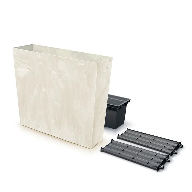 Doniczka URBI CASE TOWER BETON EFFECT - beton
