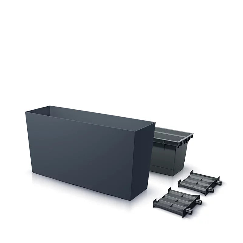 Doniczka URBI CASE MIDDLE- antracyt