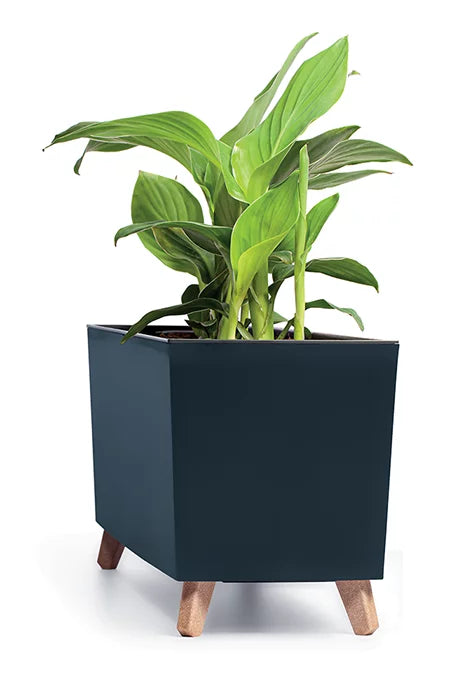 Doniczka URBI CASE MIDDLE BETON EFFECT - antracyt