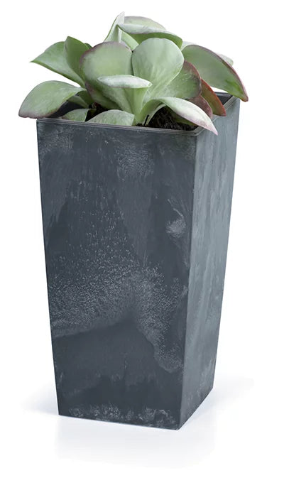 Doniczka URBI SQUARE BETON EFFECT - antracyt