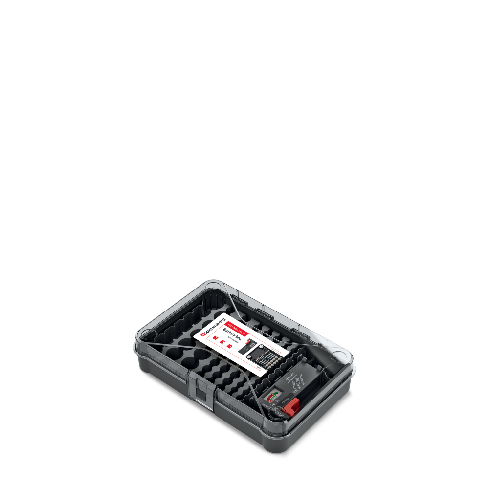 Batteriorganiser med tester BATTERY BOX KBBT