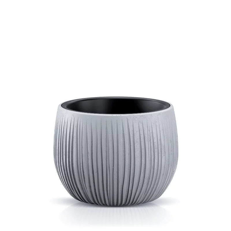 Doniczka BETON BOWL - czarny