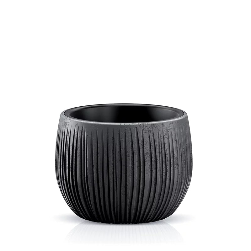 Doniczka BETON BOWL - czarny