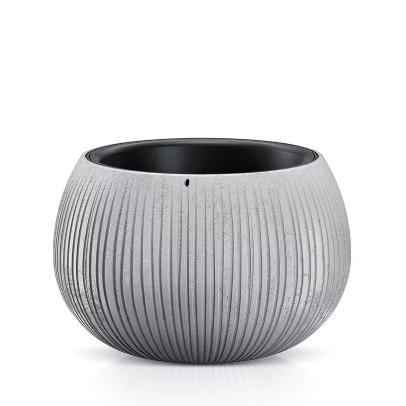 Doniczka BETON BOWL - czarny