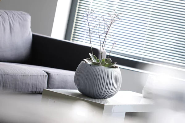 Doniczka BETON BOWL - czarny