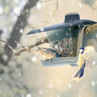 Karmnik dla ptaków BIRDYFEED DOUBLE - antracytowy [base:S433, top:405U]