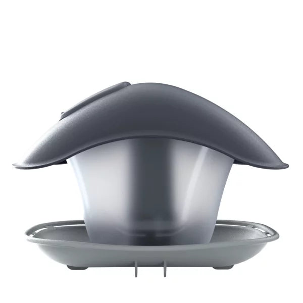 Karmnik dla ptaków - BIRDYFEED SQUARE - szary kamienny [base:405U,top:S433]