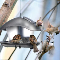 Karmnik dla ptaków - BIRDYFEED SQUARE - antracytowy [base:S433,top:405U]