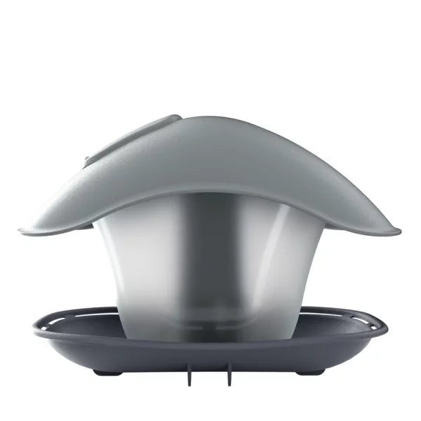 Karmnik dla ptaków - BIRDYFEED SQUARE - szary kamienny [base:405U,top:S433]