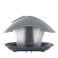 Karmnik dla ptaków - BIRDYFEED SQUARE - szary kamienny [base:405U,top:S433]