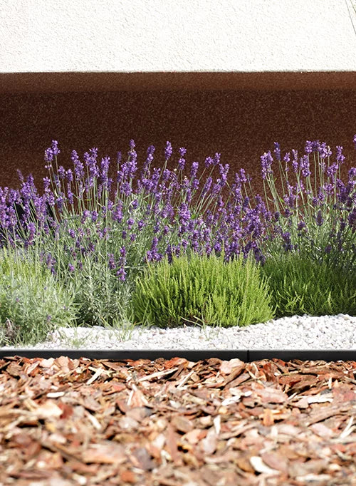 Obrzeże trawnikowe BORDER 0645 - czarny