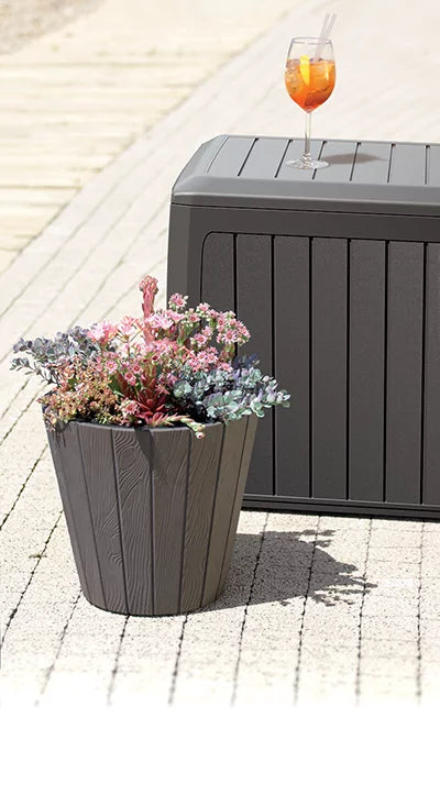 Skrzynia ogrodowa  BOXE MATUBA - umbra