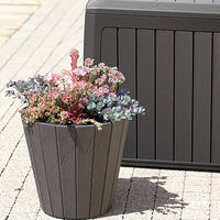 Skrzynia ogrodowa BOXE BOARD - antracytowy