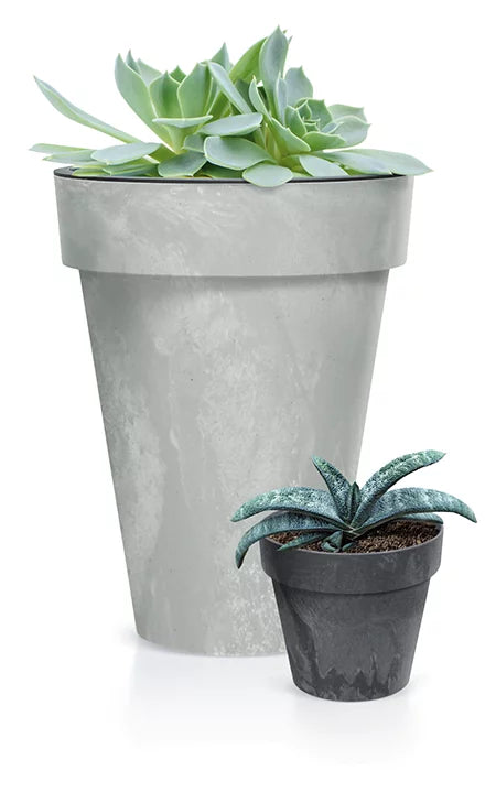 Doniczka CUBE BETON EFFECT- antracyt