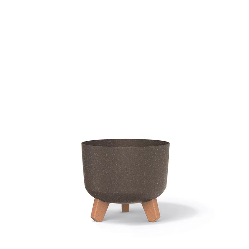 Doniczka Gracia Eco Wood-antracyt eco-FSC mix credit-DNV-COC-002260