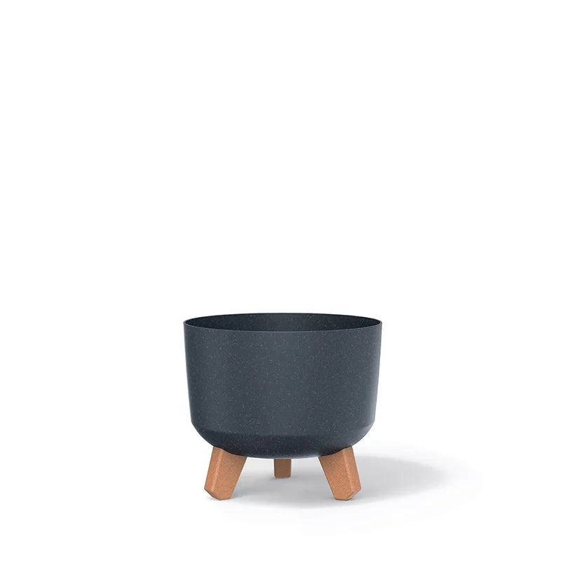 Doniczka Gracia Eco Wood-antracyt eco-FSC mix credit-DNV-COC-002260