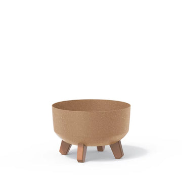 Doniczka Gracia Low Eco Wood-antracyt-FSC mix credit-DNV-COC-002260